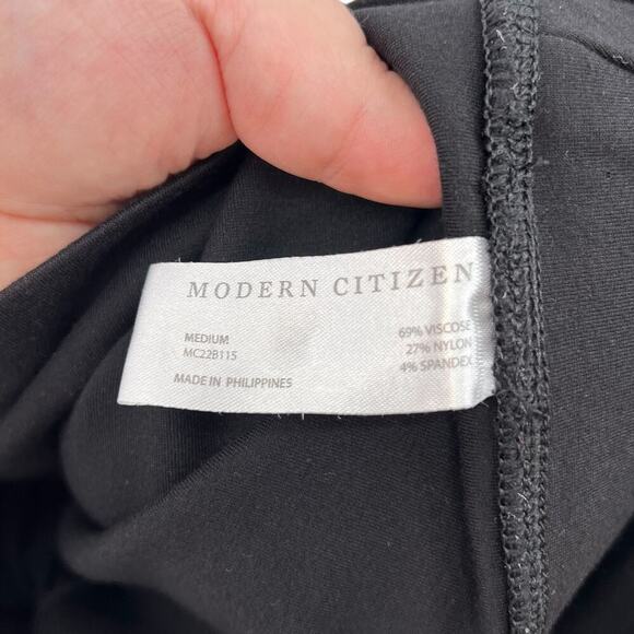 Modern Citizen‎ Bea Slim-Leg Ponte Stretch Pant Legging Black Size Medium - Picture 10 of 11